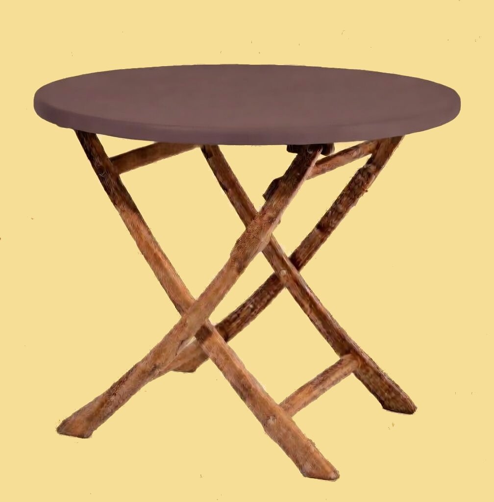 Teak Safe Tischplattenhaube rund bis 130 cm Durchmesser